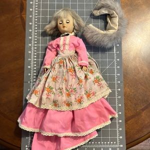 Vintage Horseman Doll 15 inches with Vintage clothes